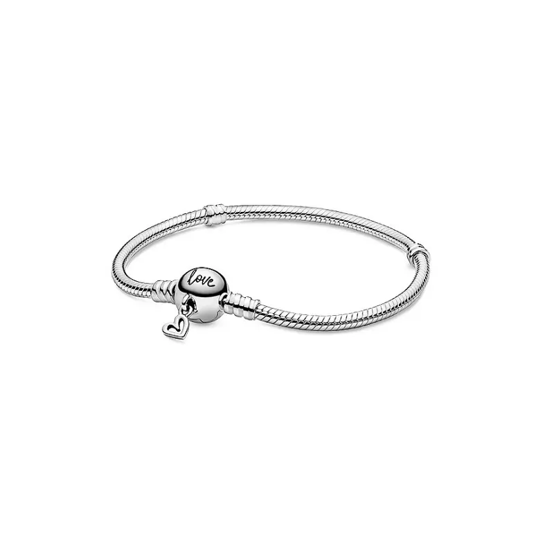 Fabrik Original Armbänder Silber DIY Charm Armband Fine Jewelry mit Logo