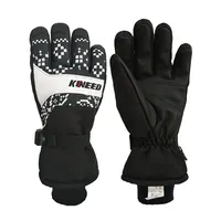 Premium warme wasserdichte touchscreen volle finger pu palm ski handschuhe