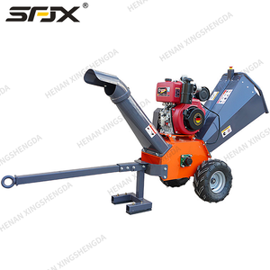 Broyeur de bois portable SRJX 5T/H, moteur diesel, machinerie forestière - Product Image 1