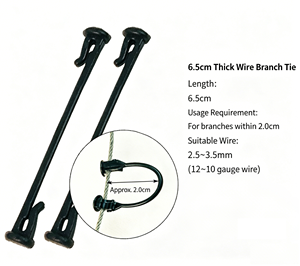 Clips de Soporte Profesionales para Plantas de Uva, Kiwi y Tomate - Ganchos de Plástico Resistentes a los Rayos UV para Enredaderas - Herramientas para Huertos y Granjas - Product Image 3