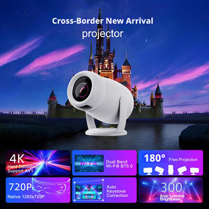 Proyector Hy400 1080p Android Smart 4K Inalámbrico, Portátil para Interiores y Exteriores, Proyector Hy300 - Product Image 2