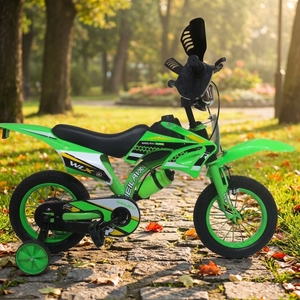 Prix direct usine Moto électrique pour enfant 12 14 16 18 pouces, Vélo enfant, Moto tout-terrain stylée avec musique - Product Image 4