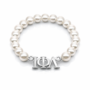 <span class=keywords><strong>Pulsera</strong></span> Elástica de <span class=keywords><strong>Perlas</strong></span> con Diseño de Logotipo de Acero Inoxidable Pulido de Alta Calidad, Sin Deslustre, para Mujer, DST ZPB SGRho IPL - Product Image 3