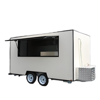 Camions de restauration multifonctionnels personnalisés avec des remorques de cuisine complètes et des boissons pour voitures à vendre.