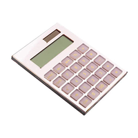 Fournitures de bureau Accessoires de bureau pour étudiants Calculatrice de compte acrylique avec miroir rose