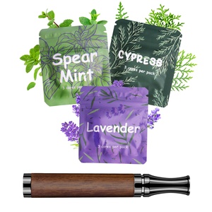 Diffuseur portable Redwood Relaxation Pen, senteur Orange Creamsicle, huile essentielle de menthe poivrée, aromathérapie, inhalateur sans vapeur en bois Fuem - Product Image 1