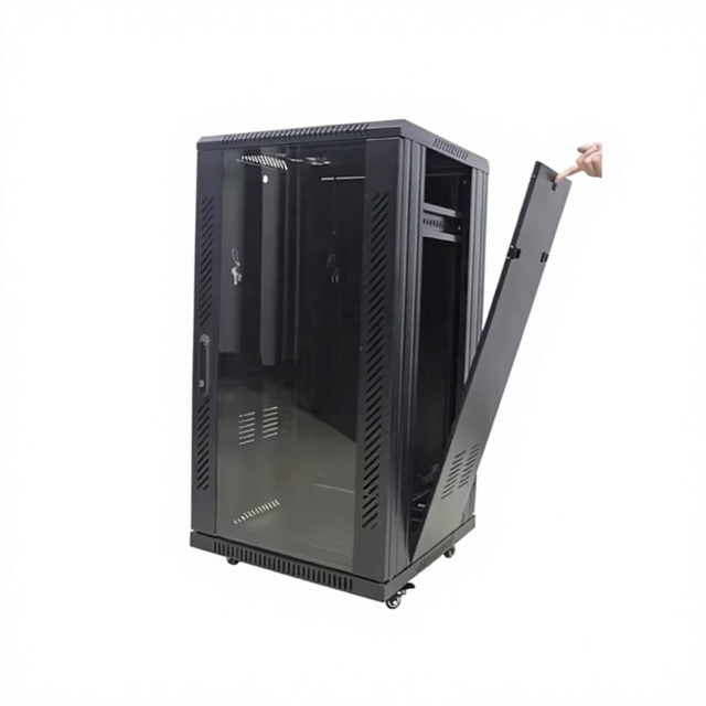 42U Floor Standing 19 Inch Server Cabinet SPCC Cold Rolled Steel Network Rack Enclosure for Data Center & IT Room