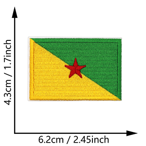 Drapeaux de Pays Sud-Américains Brodés En Stock Prêts à Expédier, Patches Thermocollants Sud-Américains pour Sac à Dos et Uniforme - Product Image 5