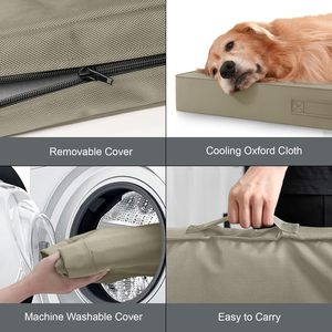 سرير كلاب طبي قابل للتخصيص للاستخدام الخارجي، مقاوم للماء مع غطاء قابل للإزالة بألوان وأحجام متعددة - Product Image 4