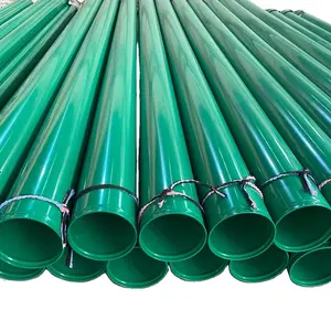 Plastic coated seamless pipe inside and outside plastic coating agent seamless steel pipes