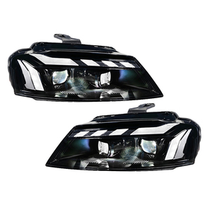 Pour Audi A3 8P 2008-2012, style RS5, phare avant à LED matriciel, feux de jour à LED, clignotants dynamiques séquentiels, projecteur - Product Image 1