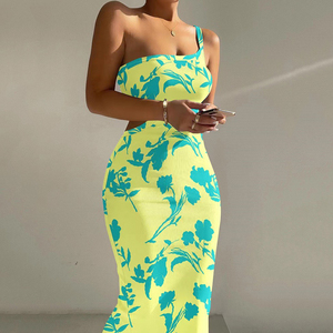 <span class=keywords><strong>Robe</strong></span> <span class=keywords><strong>Longue</strong></span> d'Été sans Manches, Vintage et Tendance pour <span class=keywords><strong>Femme</strong></span>, Vente Chaude, Coupe Ajustée et Moulante à Fine Bretelle Unique - Product Image 3