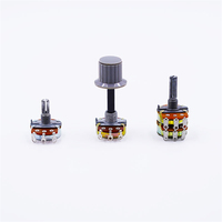 Gran oferta, módulo de cableado de alta calidad, potenciómetro, componentes pasivos, potenciómetro de película de carbono de 24mm