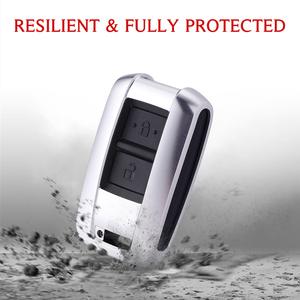 Hợp kim nhôm trường hợp chìa khóa xe với thiết kế 4 nút nhựa bảo vệ vỏ vỏ cho TOYOTA lc70 loạt HINO ISUZU - Product Image 2