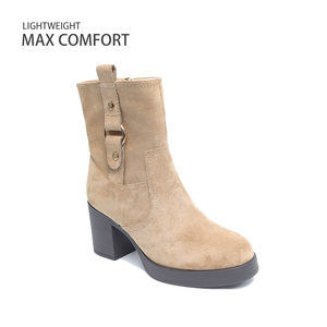 Botas Chelsea Vintage con Tacón Grueso para Otoño e Invierno, Botas Estilo Martin Marrones para Mujer - Product Image 3