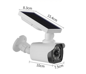 OEM solare <span class=keywords><strong>finta</strong></span> <span class=keywords><strong>telecamera</strong></span> <span class=keywords><strong>di</strong></span> sicurezza manichino simulato sistema <span class=keywords><strong>di</strong></span> <span class=keywords><strong>sorveglianza</strong></span> CCTV con LED PIR sensore <span class=keywords><strong>di</strong></span> movimento finti fittizi telecamere CCTV - Product Image 5