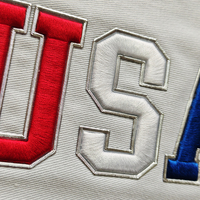 Nouveaux Patchs Brodés 3D en Relief Personnalisés 2026, Motif Lettre USA Phnom Penh, à Thermocoller pour Vêtements et Chapeaux
