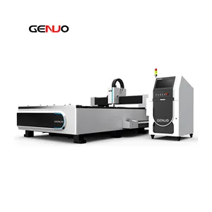 Genuoの新しいデザインと高切断精密板金ファイバーレーザー切断機CE証明書付き