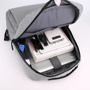 Travelling College School Laptop Backpack Student Business Computer Bag With USB Charging