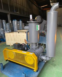 Souffleur à racines <span class=keywords><strong>pour</strong></span> l'incinération des déchets, souffleur à trois lobes haute température <span class=keywords><strong>pour</strong></span> le traitement des gaz de combustion - Product Image 5