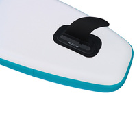 Planche de paddle gonflable à motif Drop Stitch - Planche de surf portable écologique pour jeux aquatiques