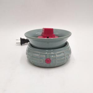 Calentador de velas de plata enchufable eléctrico 2 en 1 y placa de <span class=keywords><strong>cera</strong></span> de cerámica con Quemador de aceite <span class=keywords><strong>para</strong></span> uso doméstico o de oficina - Product Image 6