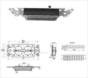 Potentiomètre à glissière SS3004 2P12T Soundwell pour équipement audio - Product Image 2