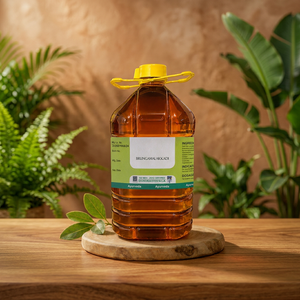 Aceite Herbal para el Cuidado de la Salud Brungamalakkadi, 5 Litros, Certificado ISO, Productos Herbales Chamakkatt de Kerala, Modelo Fo173, 2 Años de Duración - Product Image 3