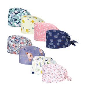 Gorro Quirúrgico de Doble Capa con Estampado de <span class=keywords><strong>Anime</strong></span>, Gorro Quirúrgico para Mujer con Forro de Satén, Personalizable con Diseño - Product Image 1