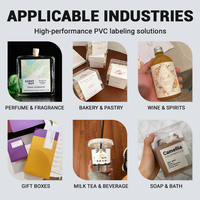 Autocollants adhésifs en vinyle imperméables personnalisés, film flash, étiquettes irrégulières autocollantes, impression Pantone pour emballages cadeaux et artisanat