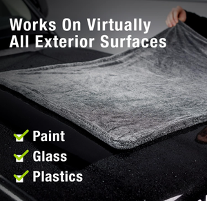 <span class=keywords><strong>Serviette</strong></span> de nettoyage et de séchage en microfibre torsadée 500 GSM pour l'entretien automobile et le detailing auto - Product Image 5
