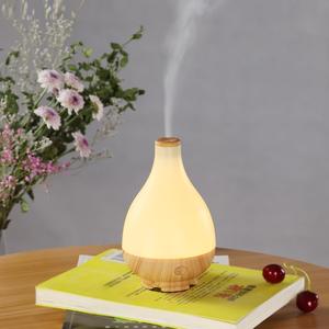Difusor de Aroma con Diseño de Madera, Humidificador Ultrasónico de 0.5L con Luz Cálida para Hogar y Oficina, Regalo, Difusor de Aceites Esenciales - Product Image 2