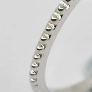 แหวนทอง18K แบบเปิดพร้อมแหวนพลอยฝังไข่มุกและเพชรสไตล์คลาสสิก - Product Image 3