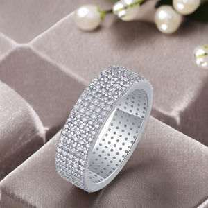 मिनी यूनिसेक्स 925 स्टर्लिंग सिल्वर रिंग ओट्टमैश सुल्तान सुलेमान मुख्य शादी सगाई पार्टी उपहार - Product Image 5