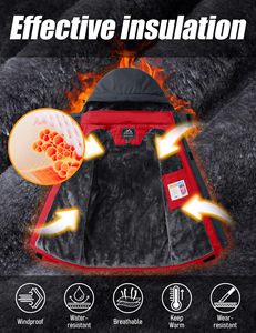 Vestes en polaire épaisses pour l'hiver, imperméables, pour hommes, pour la randonnée, le ski, les vêtements de <span class=keywords><strong>montagne</strong></span>, coupe-vent pour les acheteurs en gros - Product Image 3