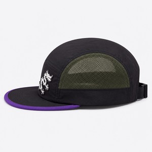 Casquette de course 5 panneaux en tissu mesh avec patch PVC imperméable, ajustable, logo personnalisé – Programmes pour vendeurs e-commerce - Product Image 4