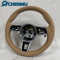 Volant en cuir sport pour Porsche Panamera Macan Cayenne 918 911 971 958 Por S Che GT3 Volant en cuir personnalisé