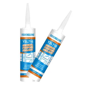 YiSLON acetic Supplier Glass Construction Paintable Caulk Best Sell Silicone Sealant Price