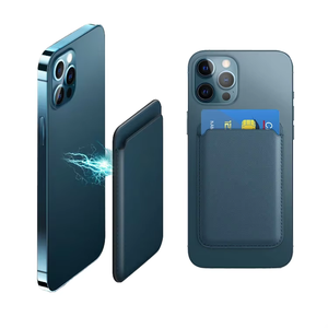 Accesorios Magnéticos para Teléfono Móvil con Logotipo Personalizado, <span class=keywords><strong>Tarjetero</strong></span> de Cuero PU para iPhone 16 15 14 Pro Max, Cartera Magnética - Product Image 4
