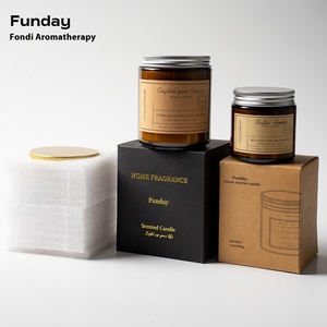 Meilleure vente crème brune cire de soja <span class=keywords><strong>bougie</strong></span> d'aromathérapie parfum huile essentielle cadeau haut de gamme pour les kits de <span class=keywords><strong>fabrication</strong></span> de bougies à faire soi-même - Product Image 5