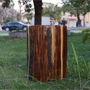 Lámpara de Jardín LED con Forma de Tronco de Madera, 2700K Blanco Cálido, IP65, Iluminación para Patio Exterior - Product Image 4