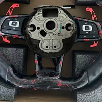 Echtes Carbon-Lenkrad für Volkswagen Golf VW Golf 6 Golf 7 GTS GTD GT ER MK6 MK7 5GTI Polo LED-Lenkrad