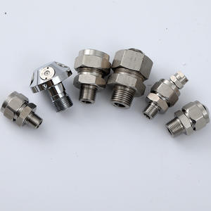 Stainless Steel Mechanical Nozzle Universal Adjustable Spray Holder For Car <b>Rain</b> Test 0 Degree Straight Fan Shape - Product Image 1