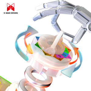 V3 UV Maglev <span class=keywords><strong>3x3</strong></span> Cubo de velocidad magnética Cubo de rompecabezas mágico Juguetes para niños <span class=keywords><strong>QiYi</strong></span> Torna do V3M estándar Flagship Pioneer - Product Image 2