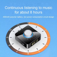 Adaptateur audio sans fil pour voiture avec écran LED, récepteur-émetteur stéréo 5.4, prise jack 3,5 mm, RCA, carte TF, USB Type-C