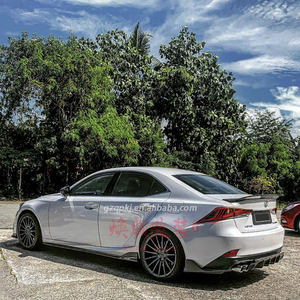 Kit carbone ARTISAN pour Lexus IS300 2017 et 2018, spoiler avant en fibre de carbone, lèvre arrière, jupe latérale de carrosserie après un scooter - Product Image 5