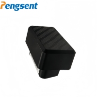 Pengsent FM08 Mini localisateur GPS 2G Plug-and-Play Car Tracker OBD II Microphone 4G Suivi de voiture pour véhicules Camions Certifié ROHS
