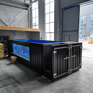 ชุดสระว่ายน้ำไฟเบอร์กลาสติดตั้งง่าย ป้องกันรังสียูวี สำหรับความสนุกสนานของครอบครัว ดีไซน์รักษ์โลกสำหรับพื้นที่กลางแจ้ง สระว่ายน้ำไฟเบอร์กลาสสไตล์รีสอร์ท - Product Image 6