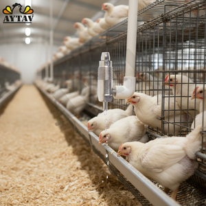 จุกนมสแตนเลส AYTAV รุ่นใหม่ 180 ชิ้น สำหรับระบบให้น้ำไก่ กระต่าย และสัตว์เลี้ยงในฟาร์ม รุ่น 302203 ผ่านการทดสอบรับรอง 1 ปีแล้ว - Product Image 3