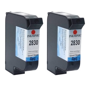 Cartouches d'encre rouge à base de solvant 2830 de 1 pouce (25,4 mm) pour imprimantes jet d'encre en ligne Tij2.5 – Vente chaude - Product Image 1